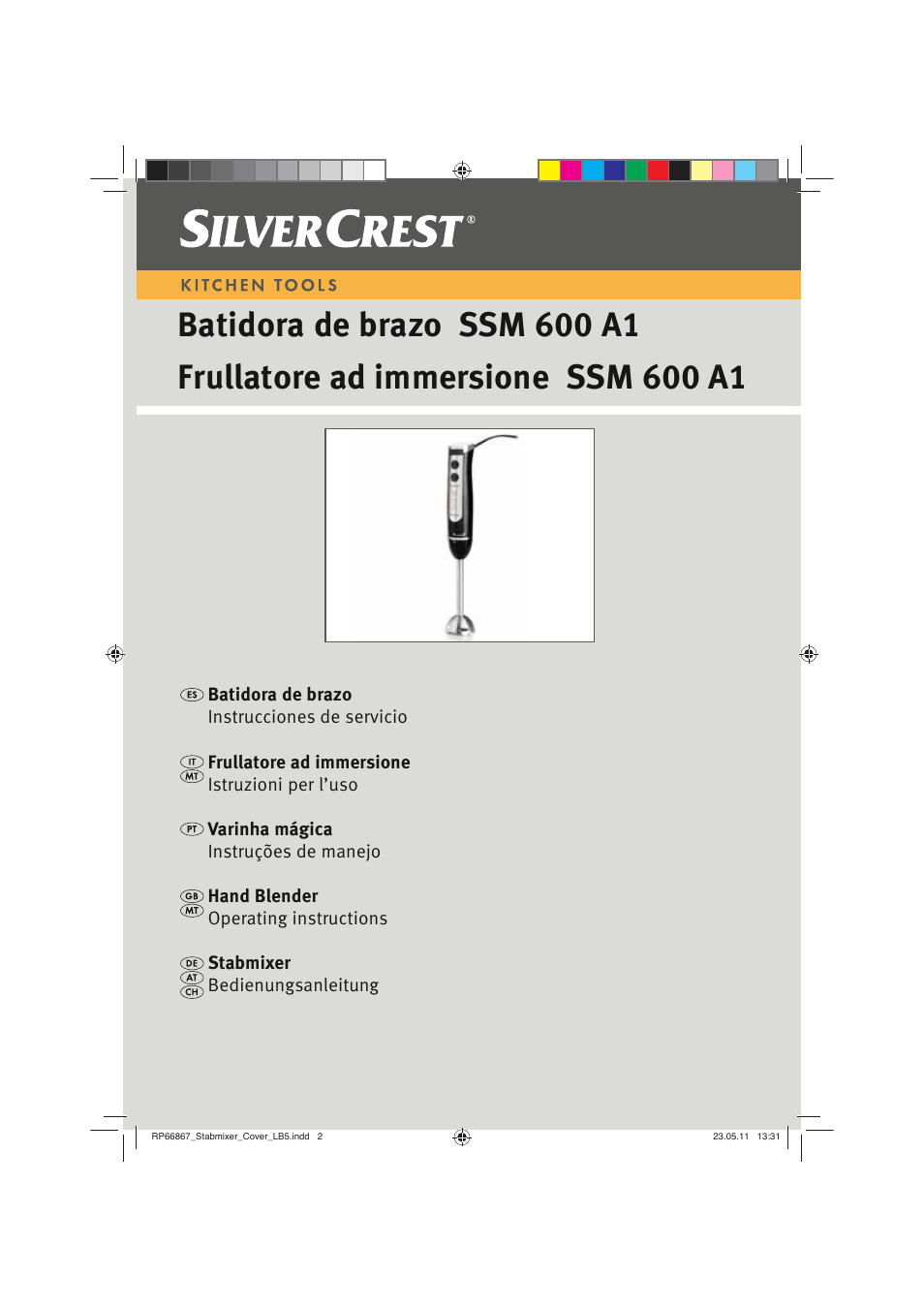 Silvercrest SSM 600 A1 User Manual | 58 pages