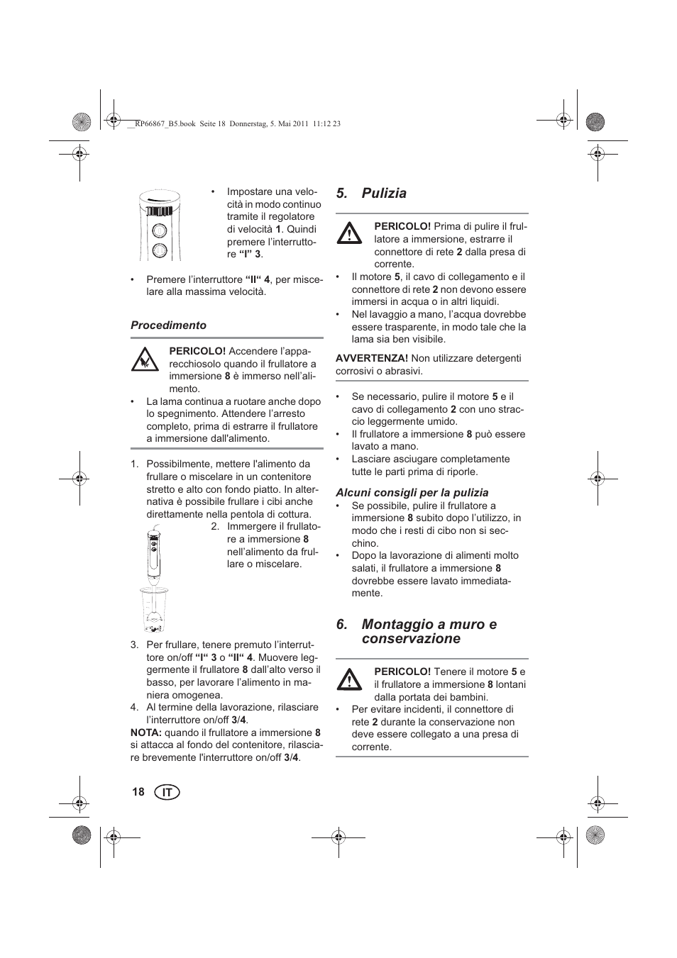 Pulizia, Montaggio a muro e conservazione | Silvercrest SSM 600 A1 User Manual | Page 20 / 58