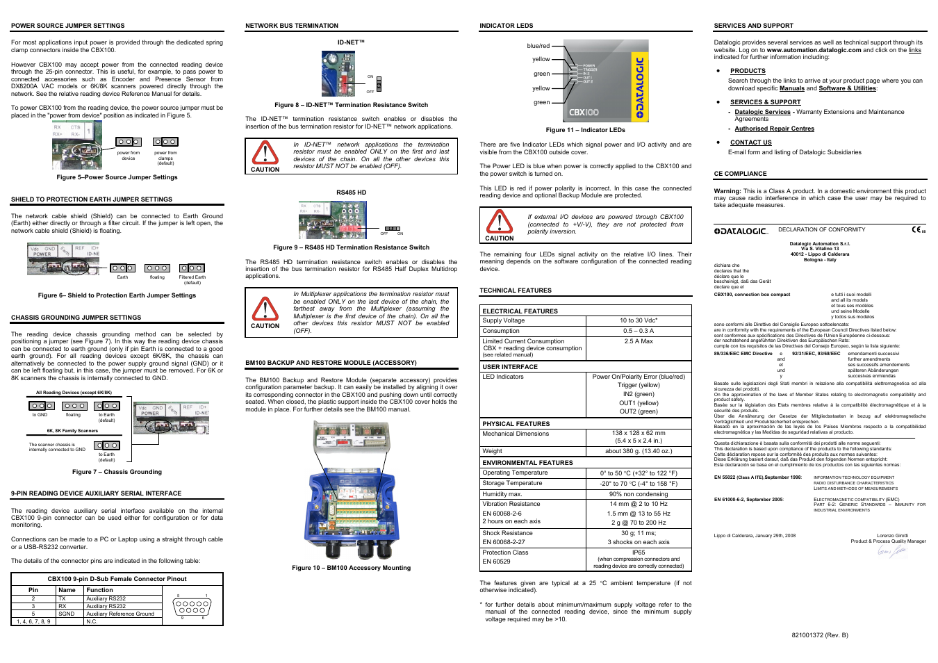 Datalogic Scanning Connection Box CBX100 User Manual | Page 2 / 2