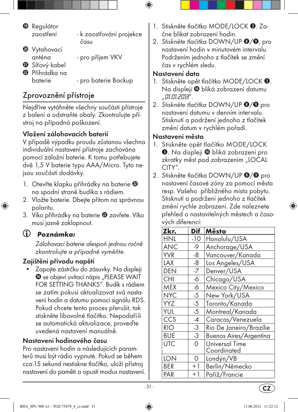 Zprovoznění přístroje | Silvercrest SPU 900 A1 User Manual | Page 33 / 66