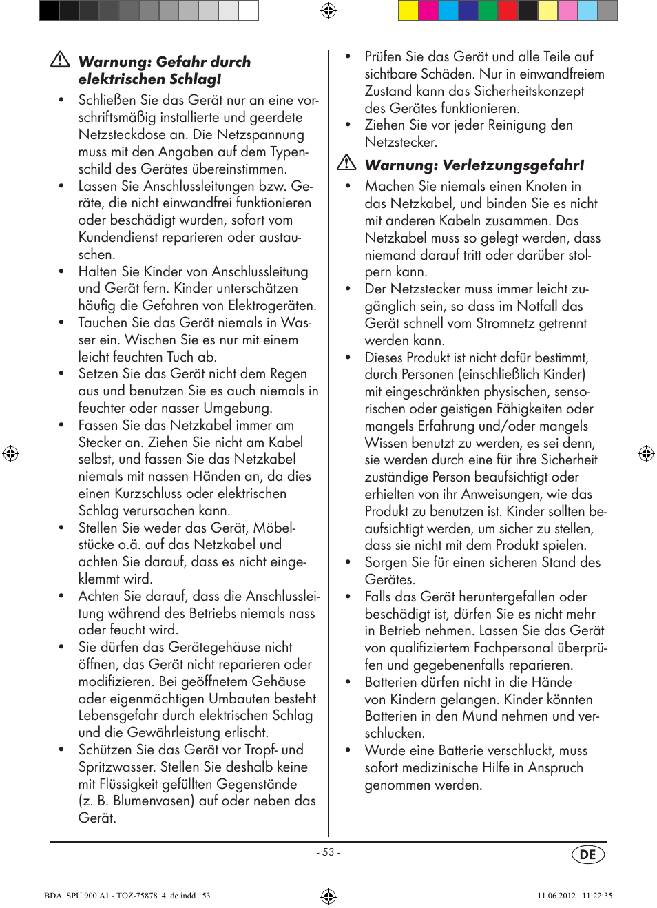 Silvercrest SPU 900 A1 User Manual | Page 55 / 66