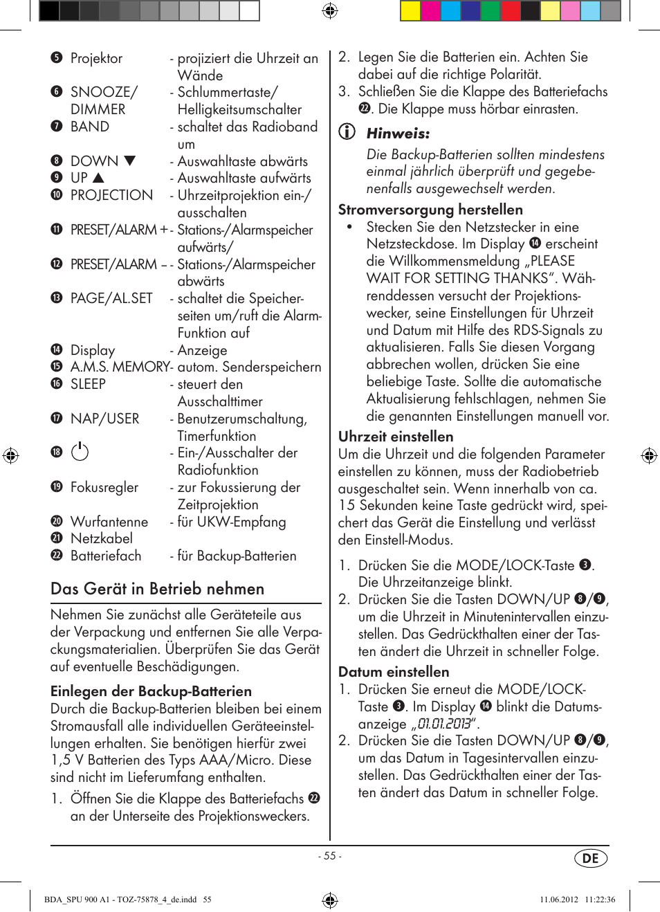 Das gerät in betrieb nehmen | Silvercrest SPU 900 A1 User Manual | Page 57 / 66