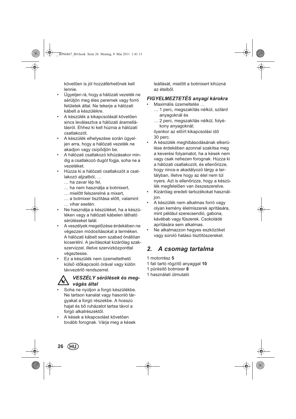 A csomag tartalma | Silvercrest SSM 600 A1 User Manual | Page 28 / 78