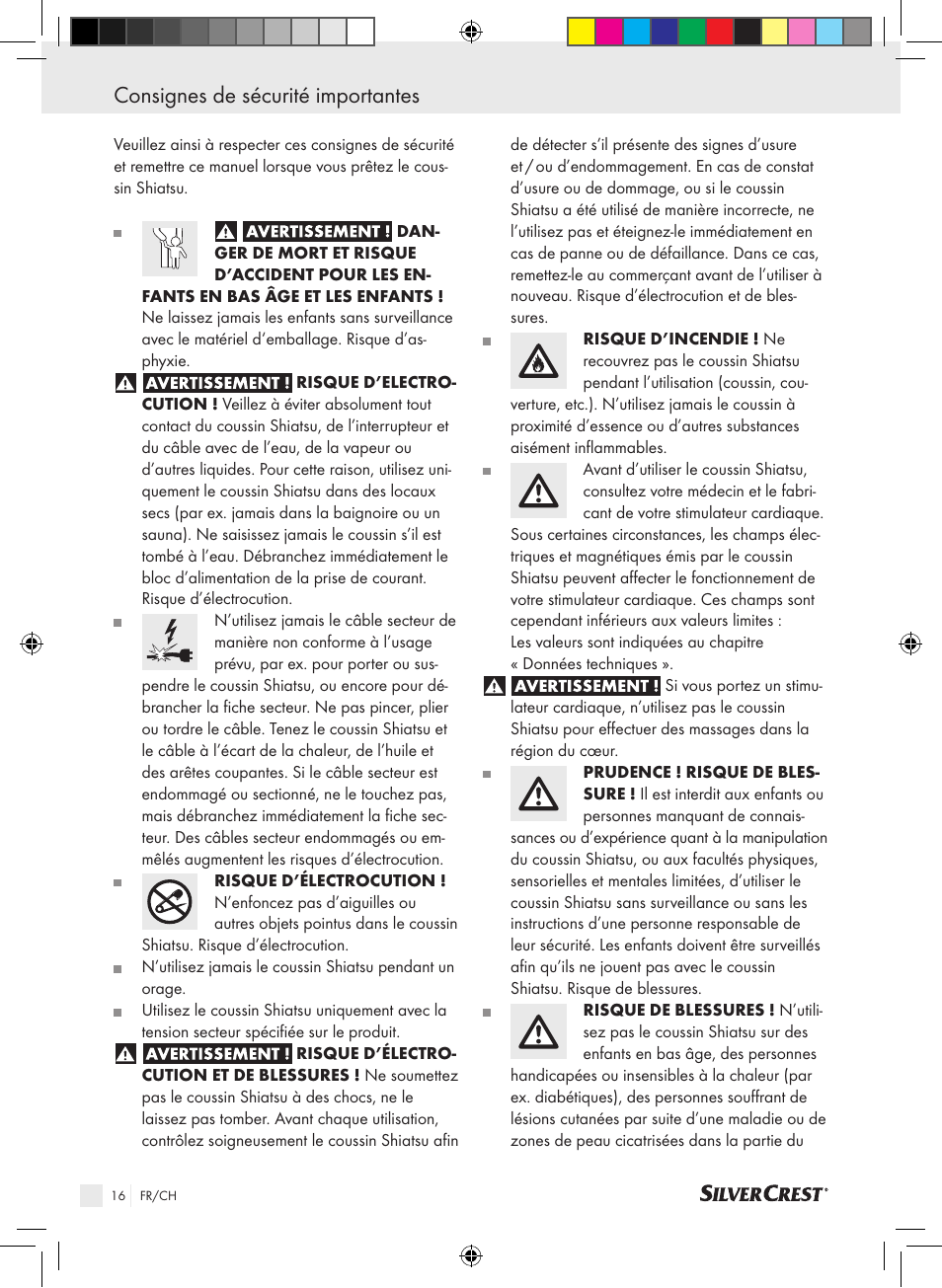 Consignes de sécurité importantes | Silvercrest SSMK 40 B2 User Manual | Page 16 / 45