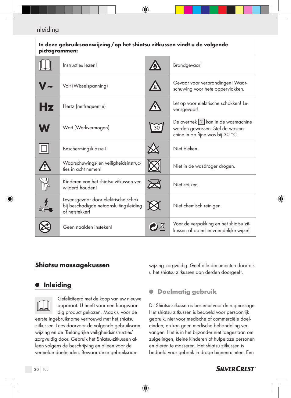 Inleiding | Silvercrest SSMK 40 B2 User Manual | Page 30 / 45