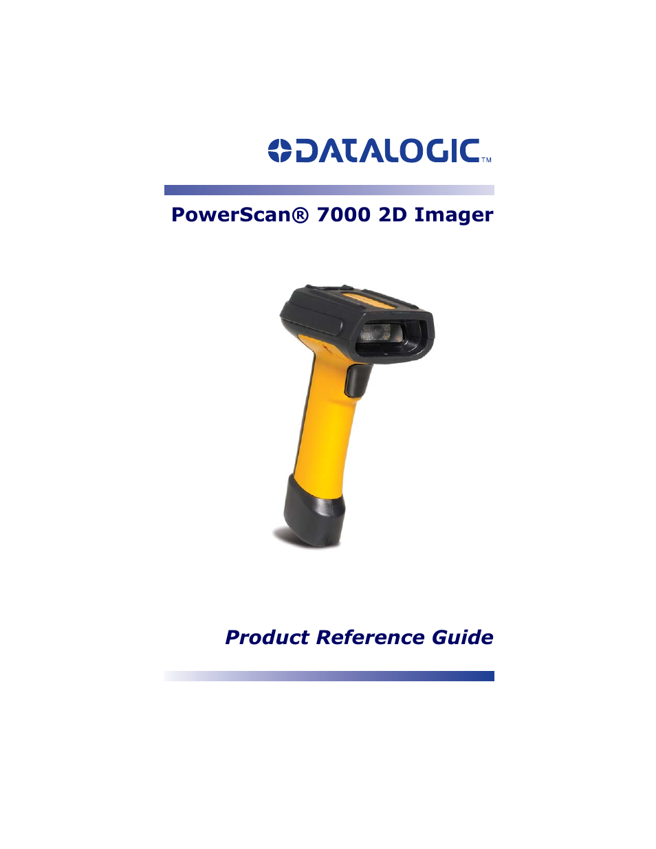 Datalogic Scanning POWERSCAN 7000 User Manual | 204 pages