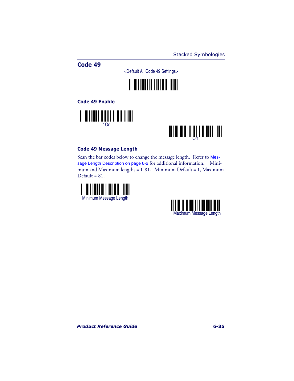 Datalogic Scanning POWERSCAN 7000 User Manual | Page 103 / 204