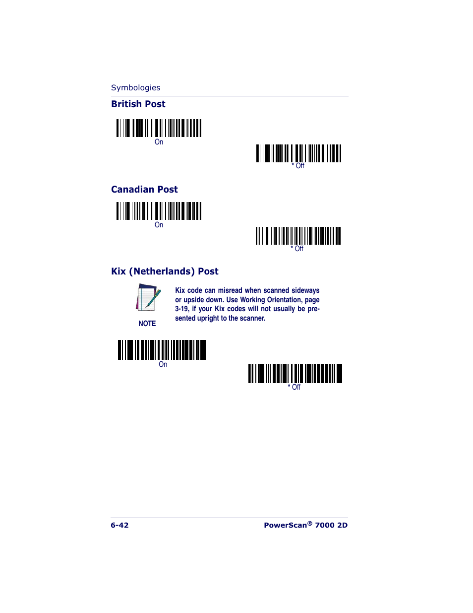 Datalogic Scanning POWERSCAN 7000 User Manual | Page 110 / 204