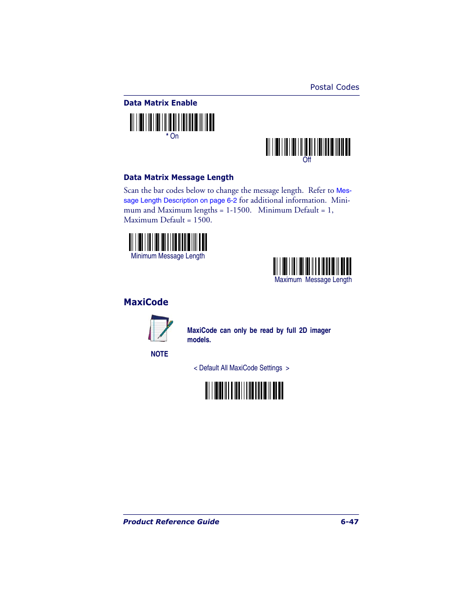 Datalogic Scanning POWERSCAN 7000 User Manual | Page 115 / 204