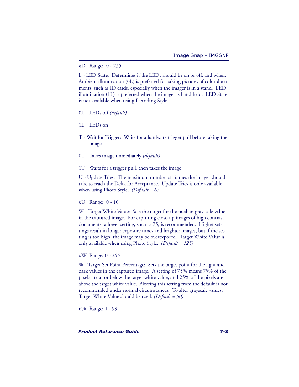 Datalogic Scanning POWERSCAN 7000 User Manual | Page 121 / 204