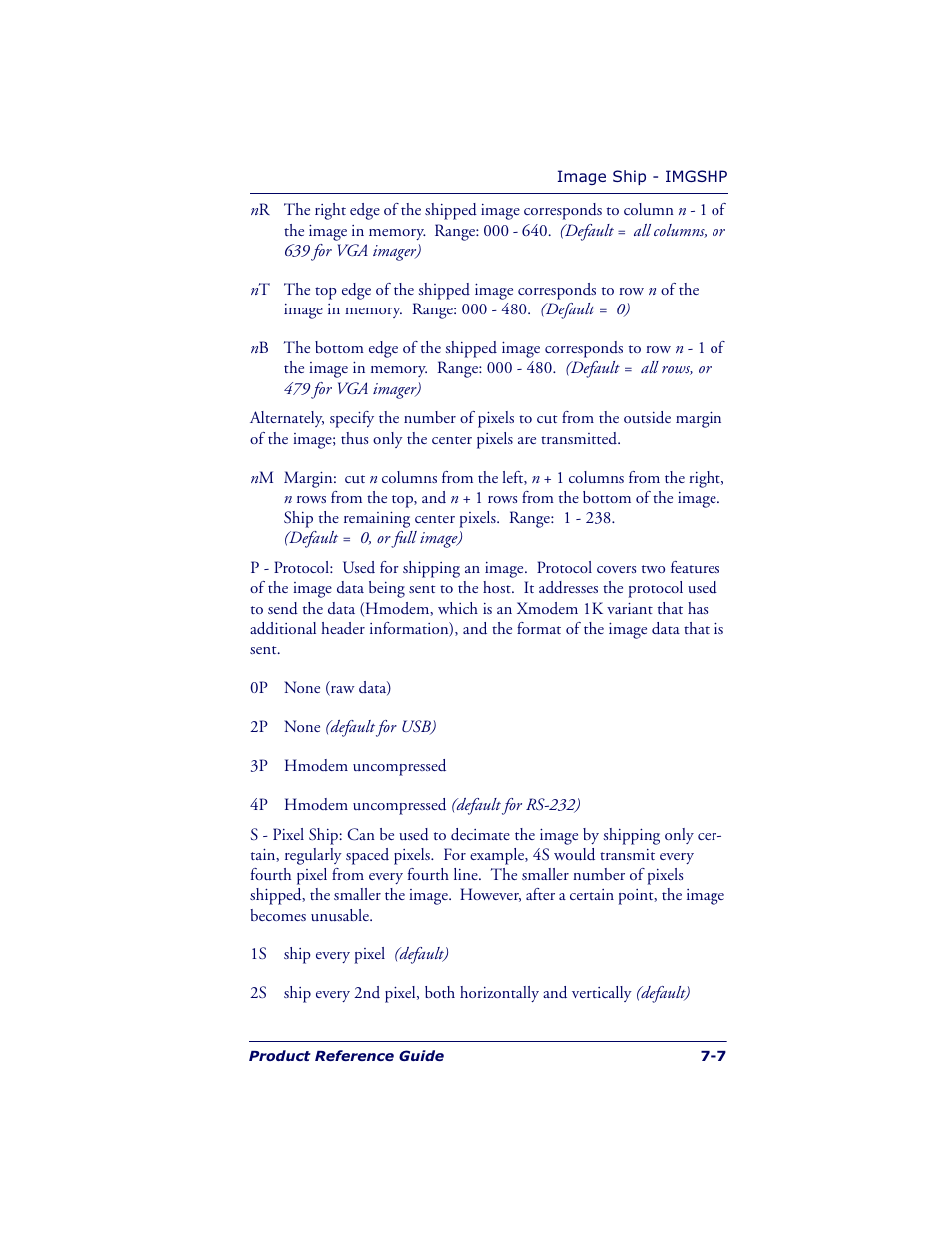 Datalogic Scanning POWERSCAN 7000 User Manual | Page 125 / 204
