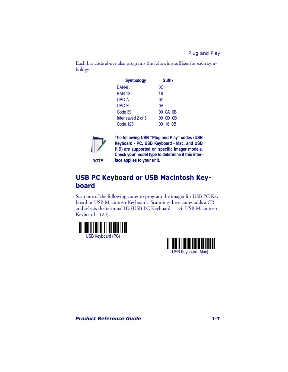 Usb pc keyboard or usb macintosh key- board | Datalogic Scanning POWERSCAN 7000 User Manual | Page 15 / 204