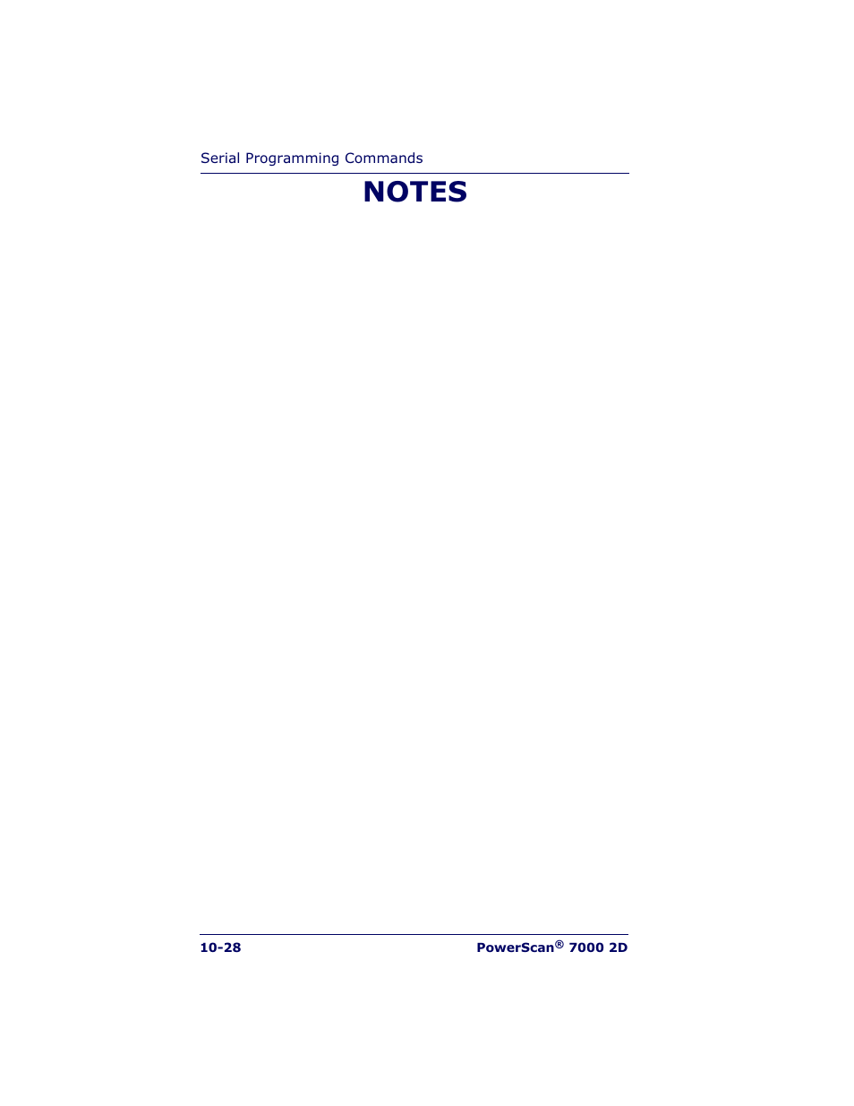 Datalogic Scanning POWERSCAN 7000 User Manual | Page 182 / 204