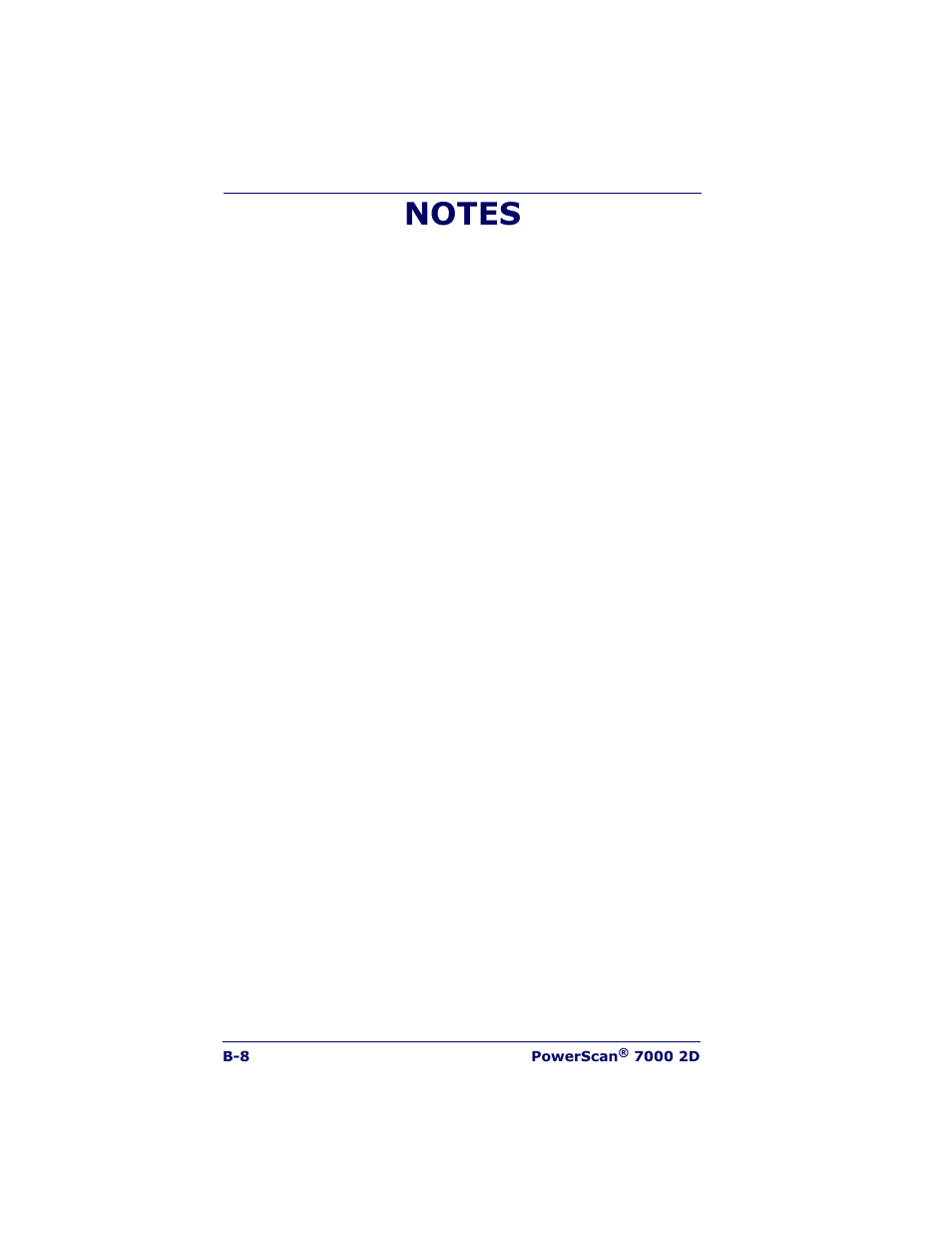 Datalogic Scanning POWERSCAN 7000 User Manual | Page 202 / 204