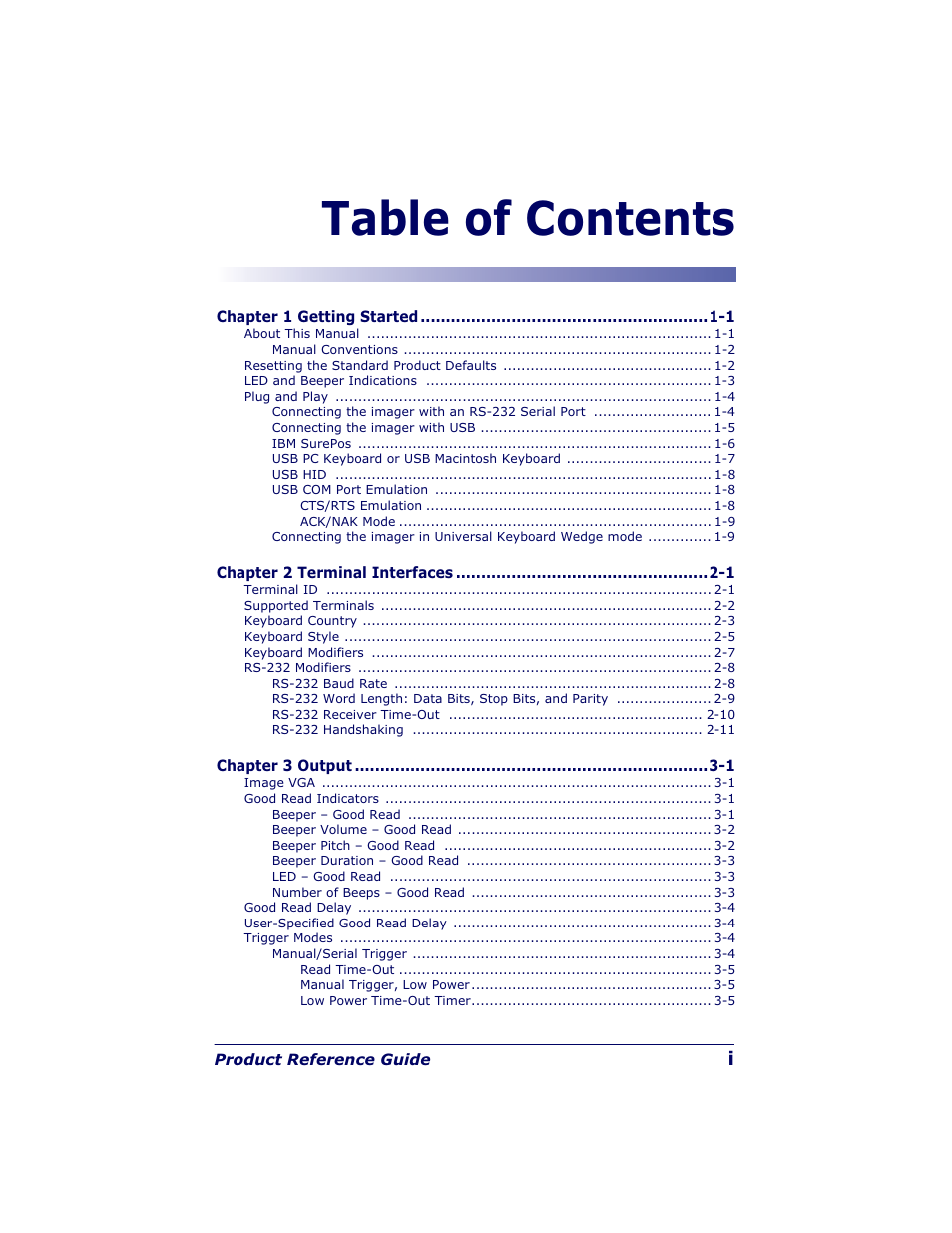 Datalogic Scanning POWERSCAN 7000 User Manual | Page 3 / 204