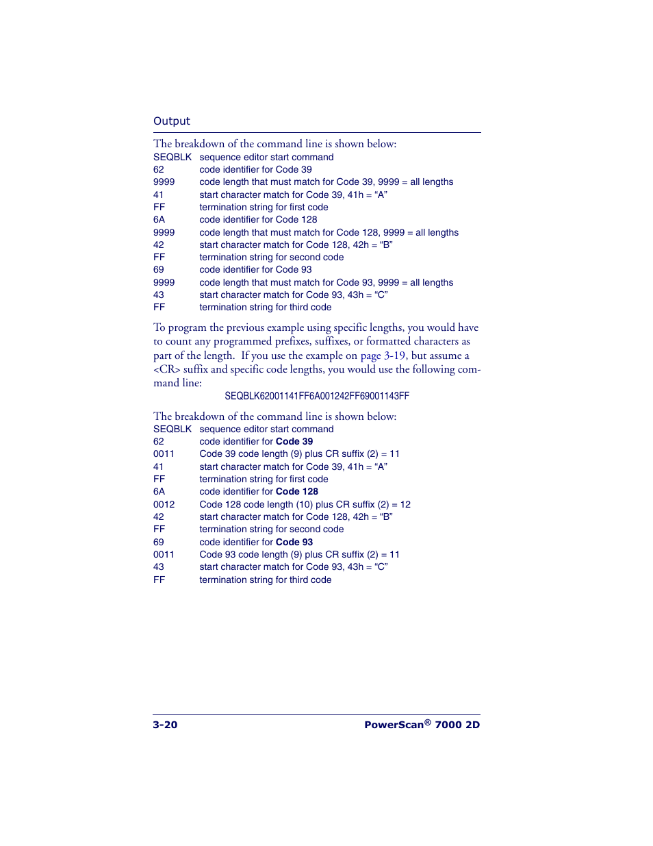 Datalogic Scanning POWERSCAN 7000 User Manual | Page 50 / 204