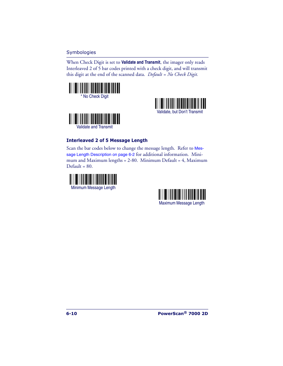 Datalogic Scanning POWERSCAN 7000 User Manual | Page 78 / 204