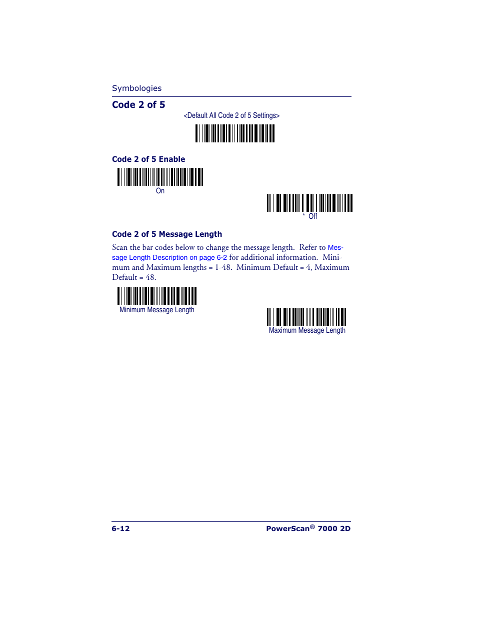Datalogic Scanning POWERSCAN 7000 User Manual | Page 80 / 204