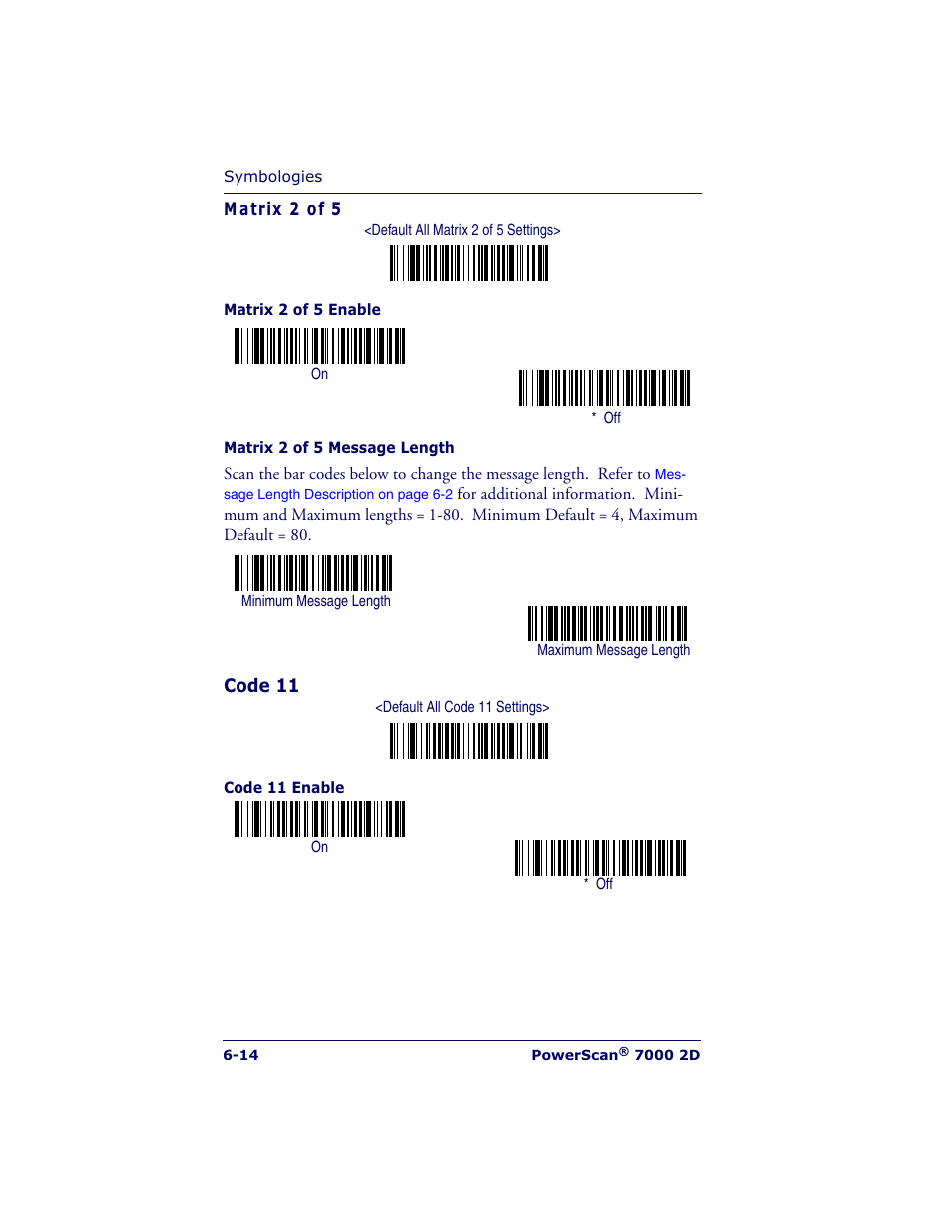 Datalogic Scanning POWERSCAN 7000 User Manual | Page 82 / 204