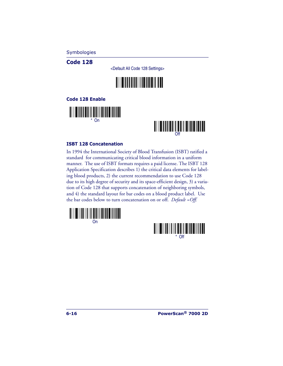 Datalogic Scanning POWERSCAN 7000 User Manual | Page 84 / 204