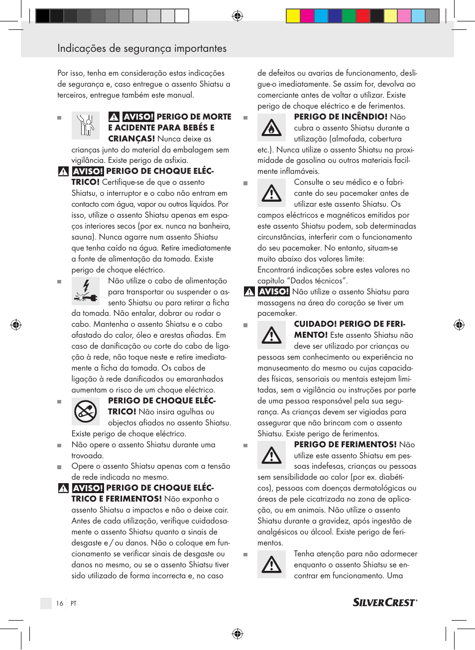 Indicações de segurança importantes | Silvercrest SSMK 40 B2 User Manual | Page 16 / 37