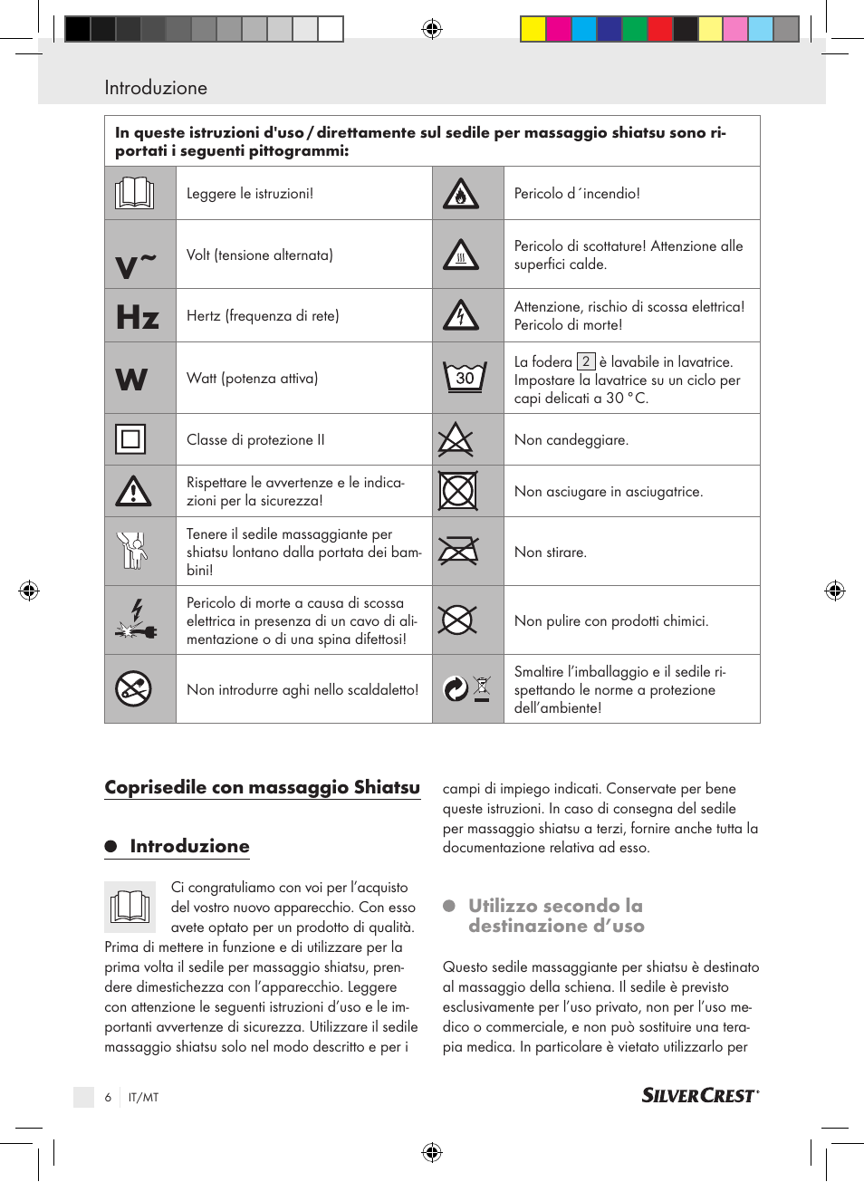 Introduzione | Silvercrest SSMK 40 B2 User Manual | Page 6 / 37