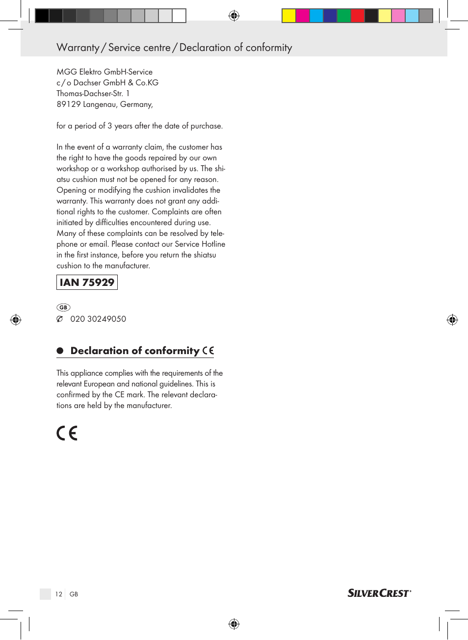 Silvercrest SSMK 40 B2 User Manual | Page 12 / 57