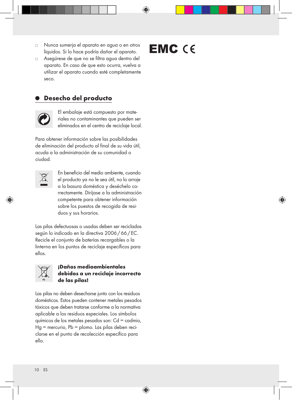 Desecho del producto | Silvercrest Z31279 User Manual | Page 10 / 35