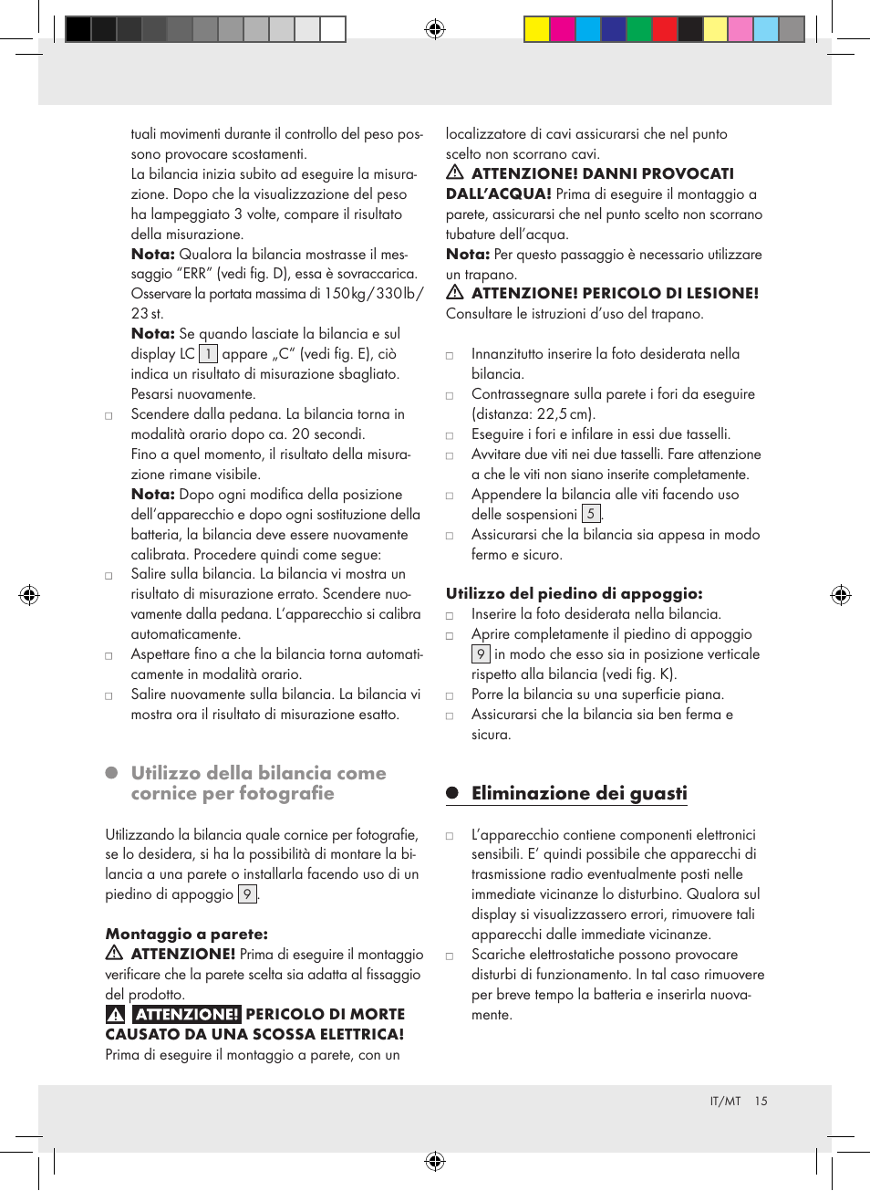 Eliminazione dei guasti | Silvercrest Z31279 User Manual | Page 15 / 35