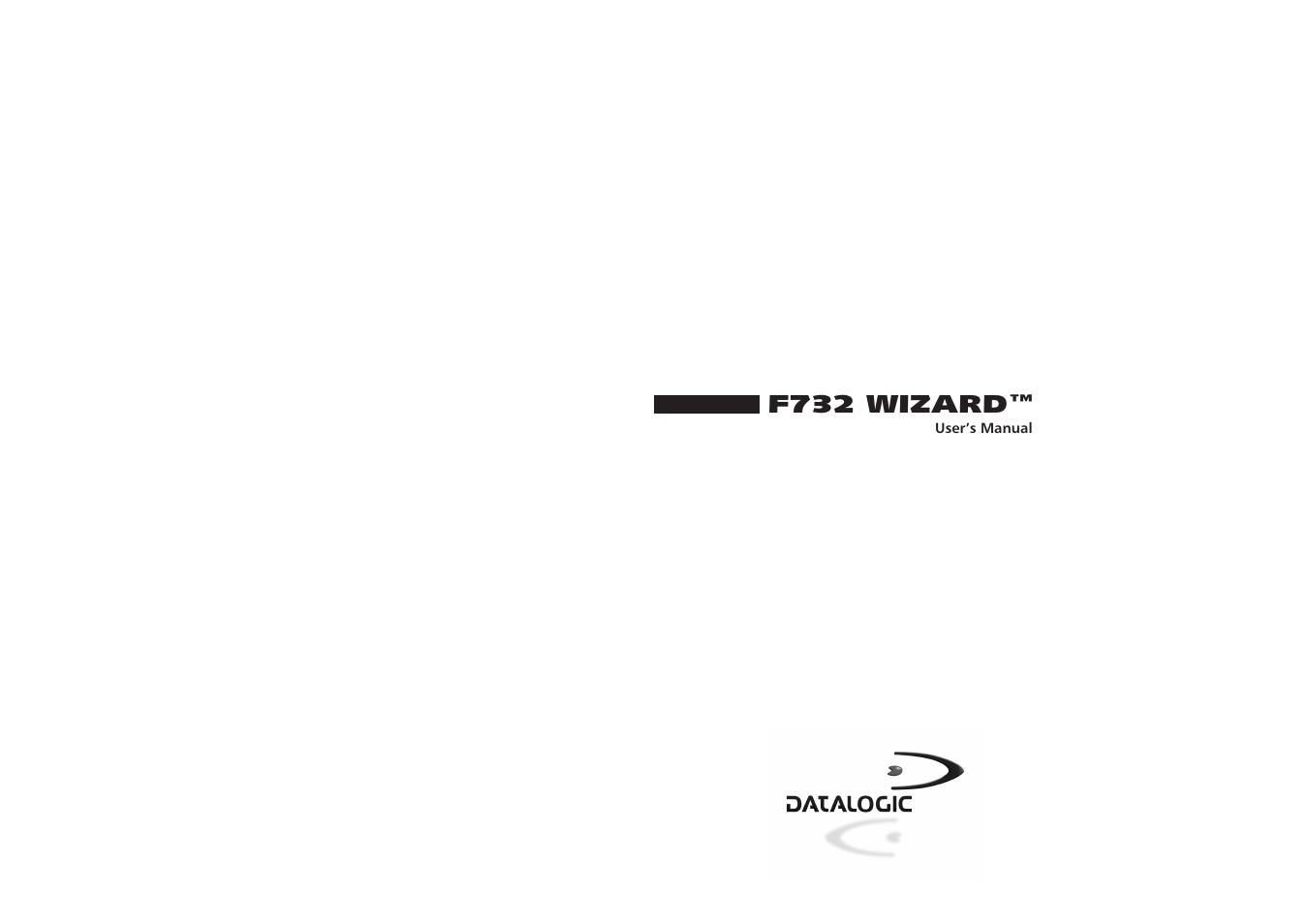 F732 wizard | Datalogic Scanning F732 User Manual | Page 2 / 41