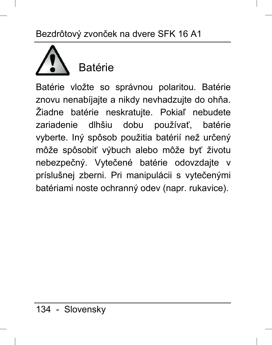 Batérie | Silvercrest SFK 16 A1 User Manual | Page 136 / 155