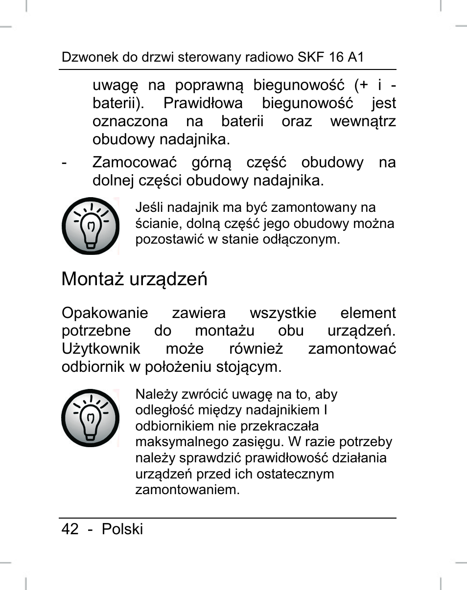 Montaż urządzeń | Silvercrest SFK 16 A1 User Manual | Page 44 / 155