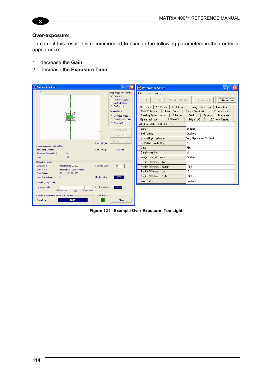 Datalogic Scanning Matrix 400 User Manual | Page 124 / 142