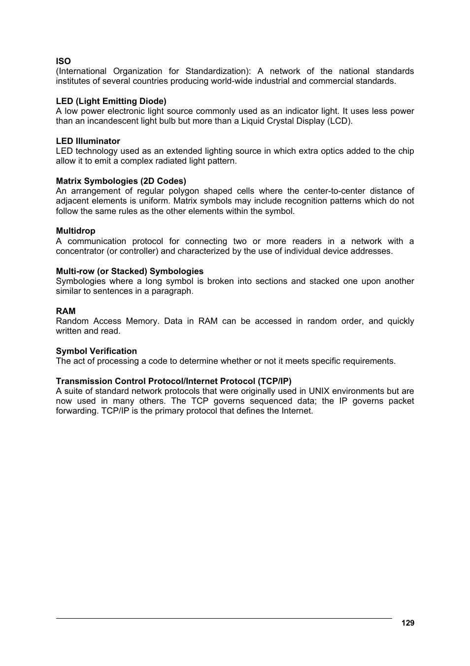 Datalogic Scanning Matrix 400 User Manual | Page 139 / 142