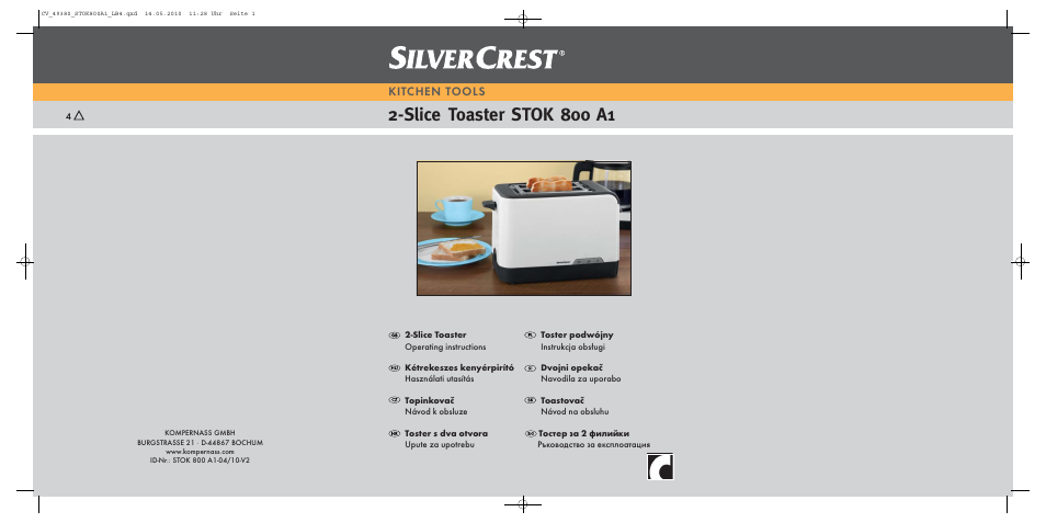 Silvercrest STOK 800 A1 User Manual | 50 pages