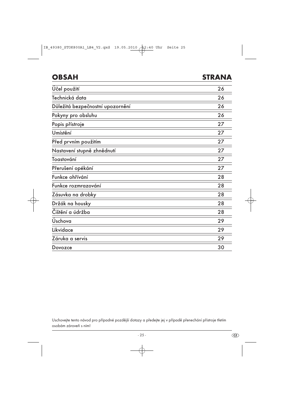 Silvercrest STOK 800 A1 User Manual | Page 27 / 50