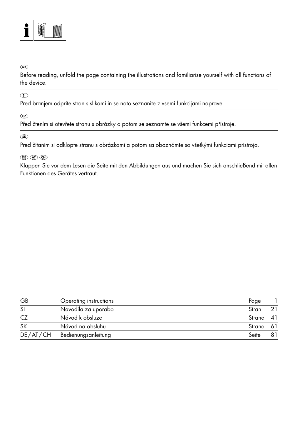 Silvercrest SKF 2300 B2 User Manual | Page 2 / 104