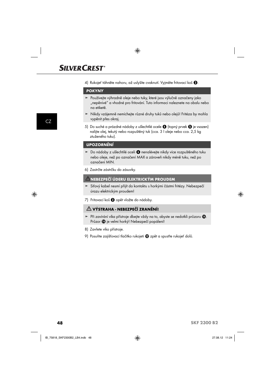 Silvercrest SKF 2300 B2 User Manual | Page 51 / 104
