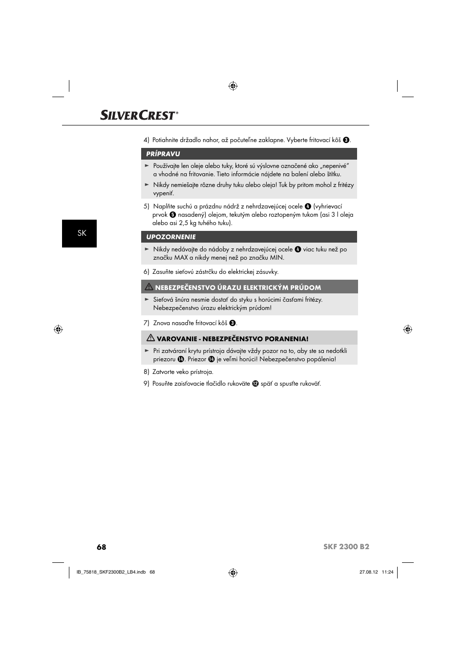 Silvercrest SKF 2300 B2 User Manual | Page 71 / 104