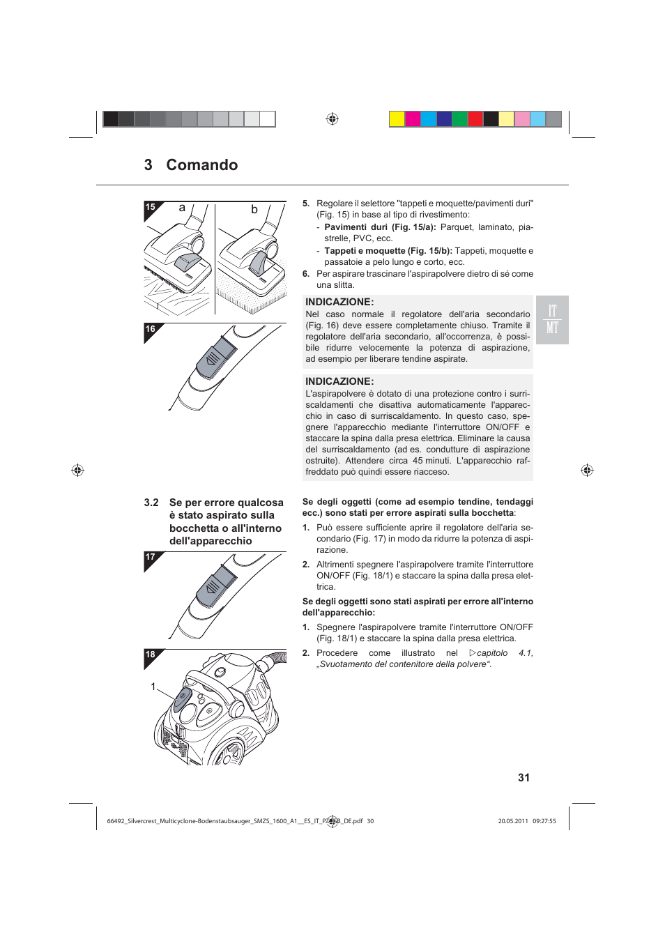 3 comando it mt | Silvercrest SMZS 1600 A1 User Manual | Page 31 / 98