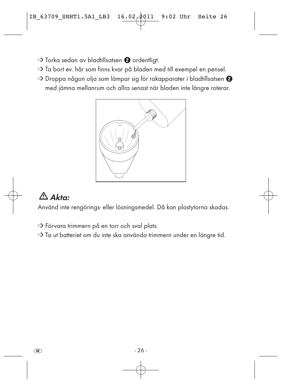 Akta | Silvercrest SNHT 1.5 A1 User Manual | Page 28 / 42