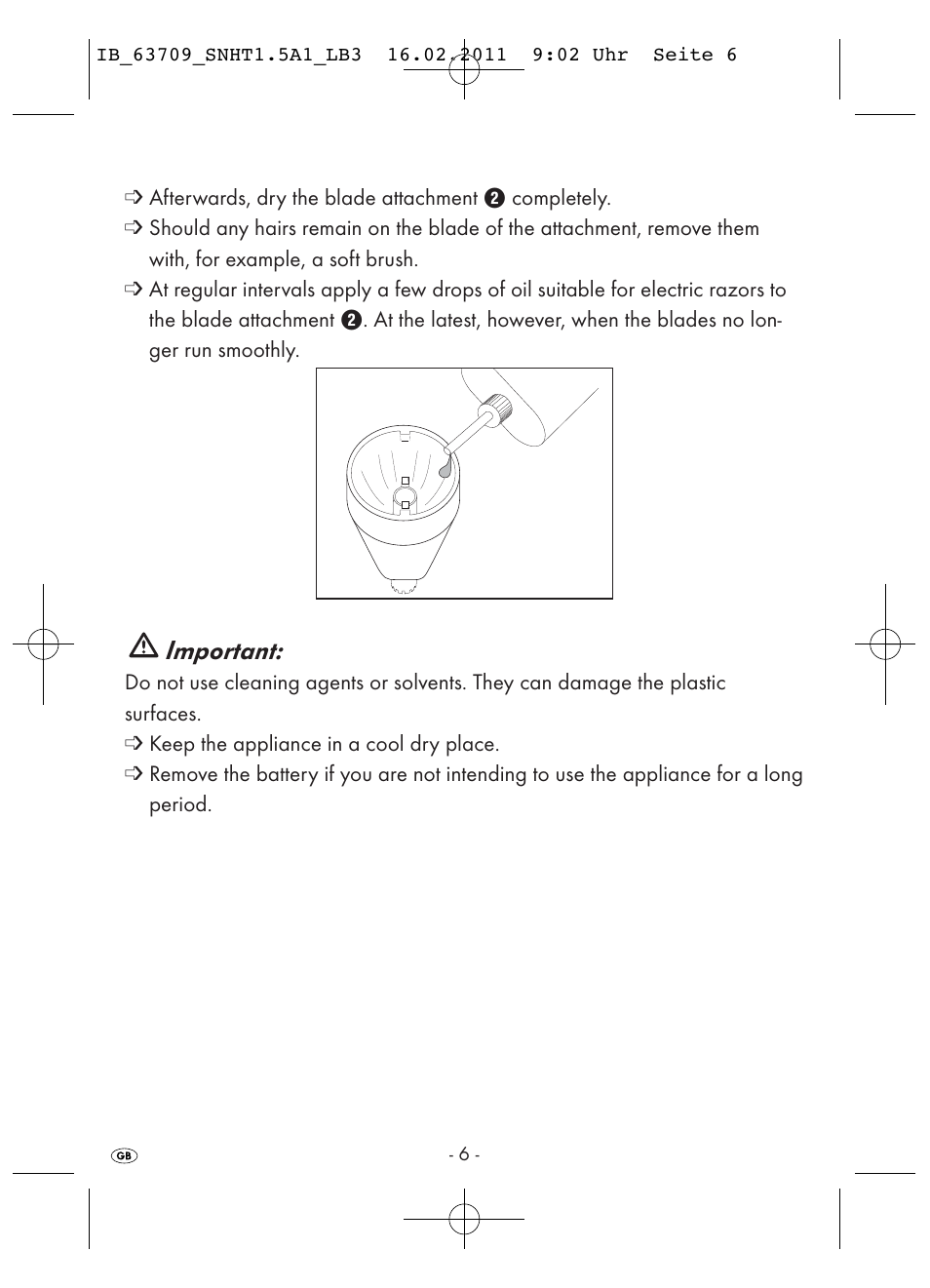 Important | Silvercrest SNHT 1.5 A1 User Manual | Page 8 / 42