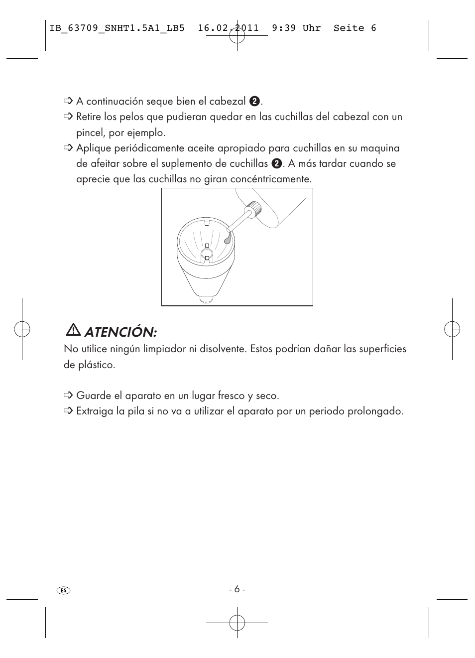 Atención | Silvercrest SNHT 1.5 A1 User Manual | Page 8 / 42