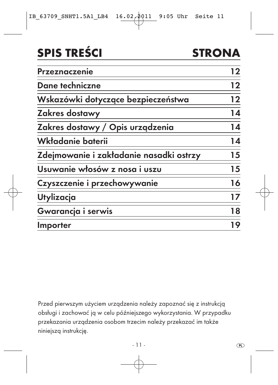 Silvercrest SNHT 1.5 A1 User Manual | Page 13 / 62