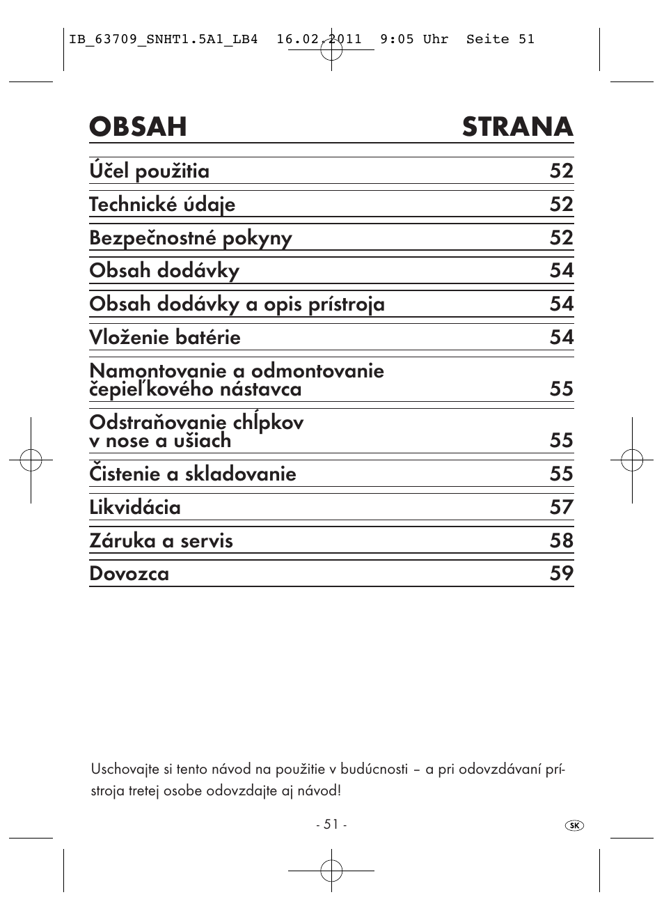 Silvercrest SNHT 1.5 A1 User Manual | Page 53 / 62