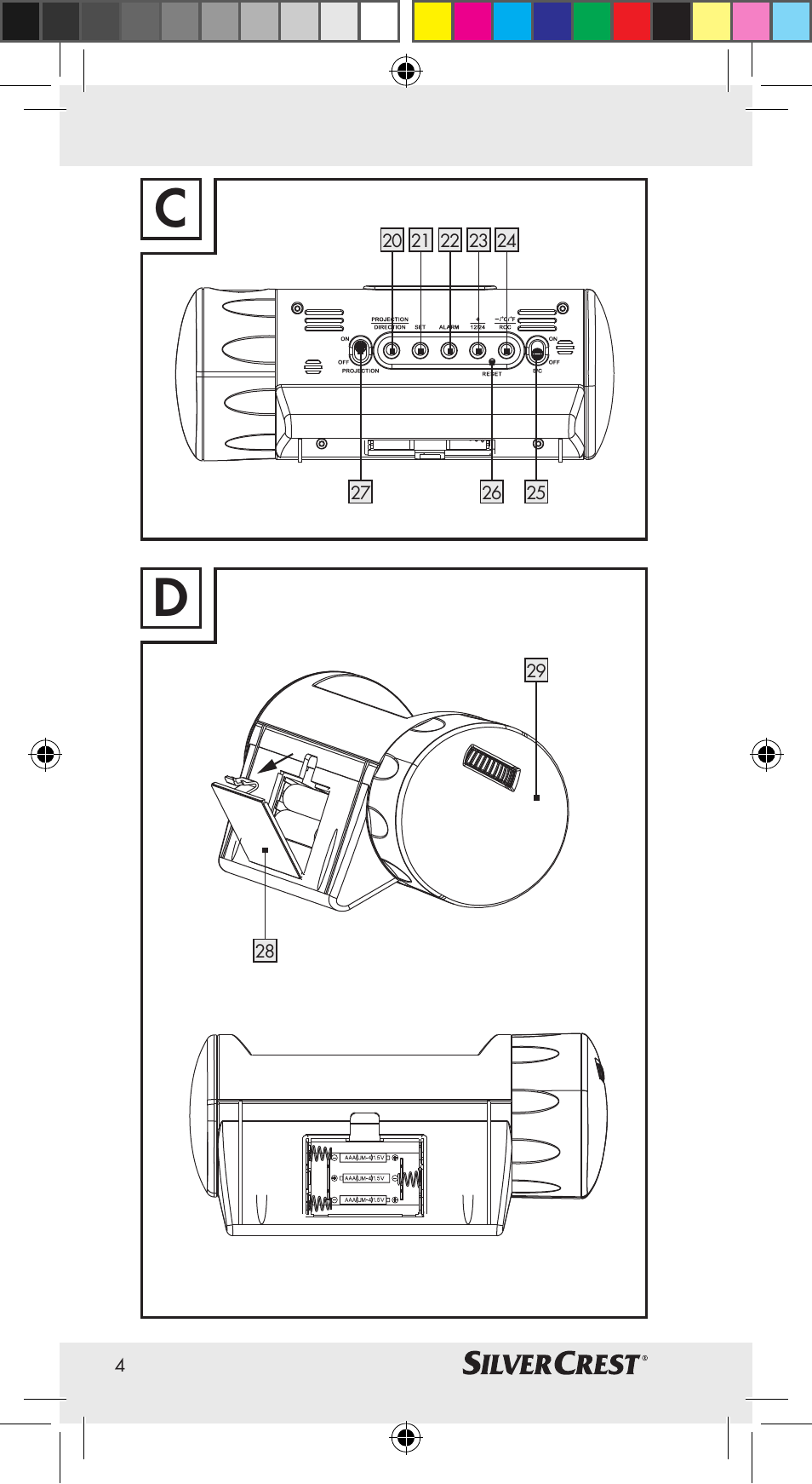 Silvercrest Z30951A Z30951B Z30951C User Manual | Page 4 / 69