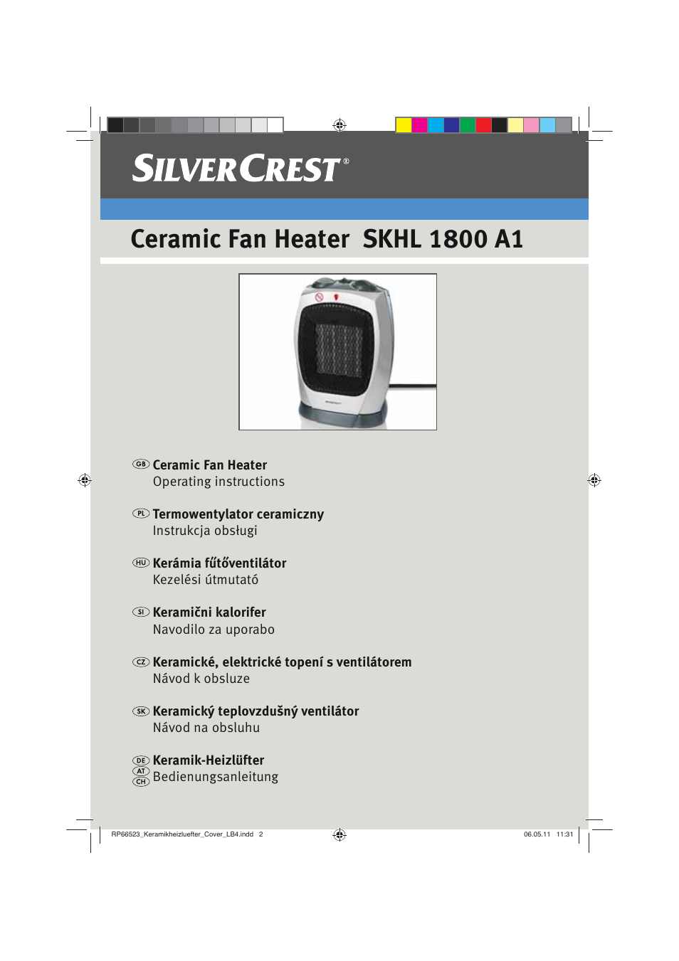 Silvercrest SKHL 1800 A1 User Manual | 66 pages
