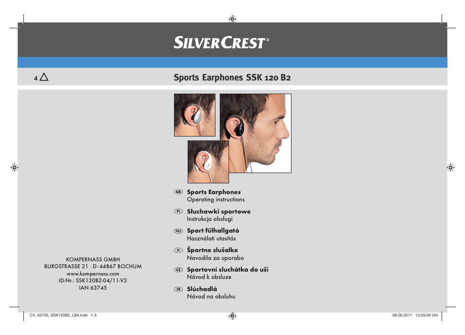 Silvercrest SSK 120 B2 User Manual | 86 pages