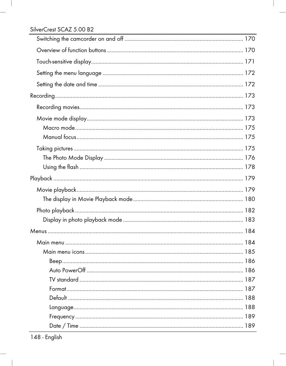 Silvercrest SCAZ 5.00 B2 User Manual | Page 150 / 222