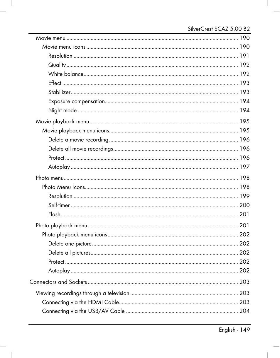 Silvercrest SCAZ 5.00 B2 User Manual | Page 151 / 222